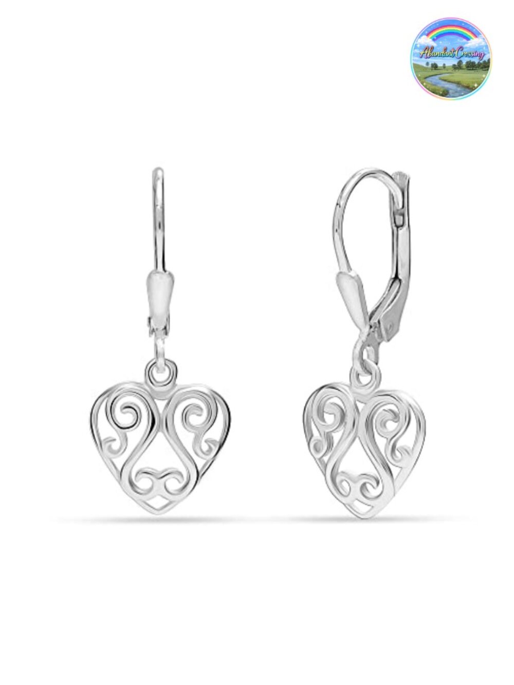 Sterling Silver Leverback Drop Earrings Lightweight Bohemia Teardrop Dangle for